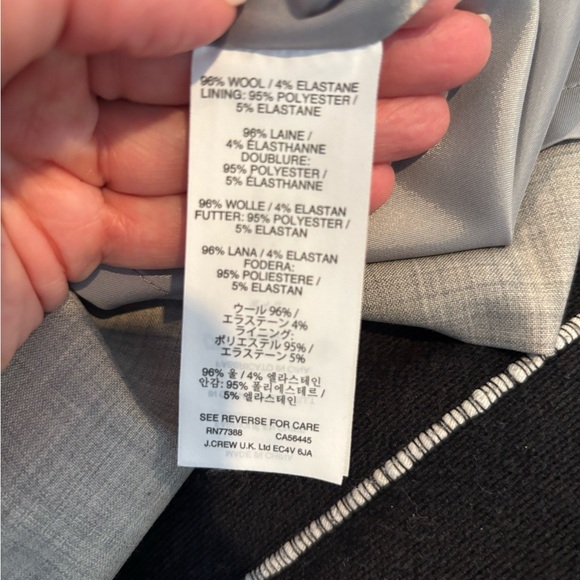 J Crew Italian Suiting Stretch Wool Shift Dress - Picture 7 of 8